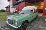 1975 Mercedes-Benz 230, 230 Diesel Ambulanse, Ukjent KM. Lokasjon Råde Østfold